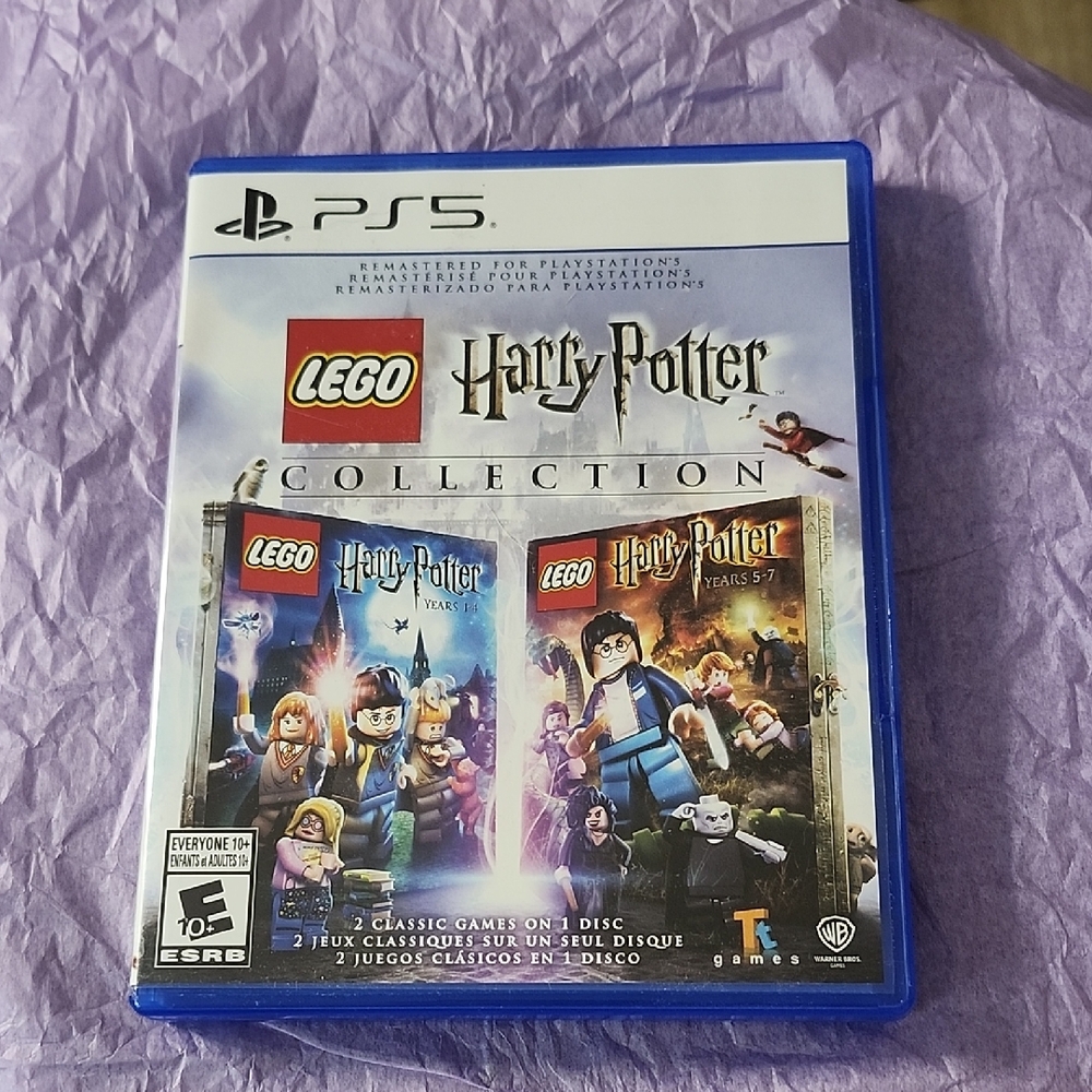 LEGO Harry Potter Collection PS5 Game in Blue Case